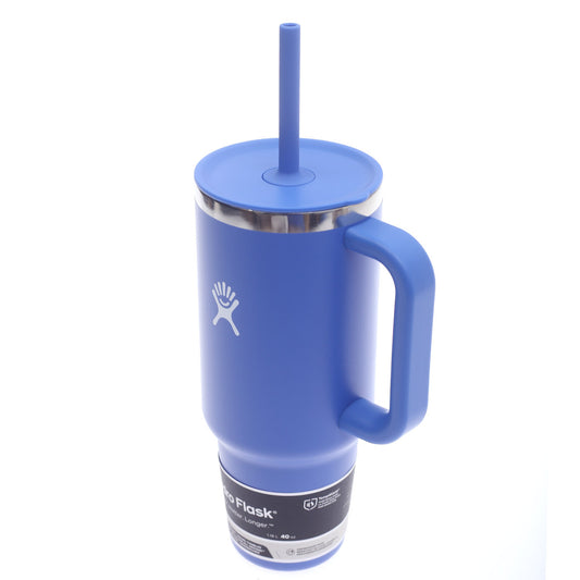 Hydro Flask 40oz All Around Travel Tumbler – Cascade | Large Insulated Tumbler with Handle & Straw Lid - Habitt