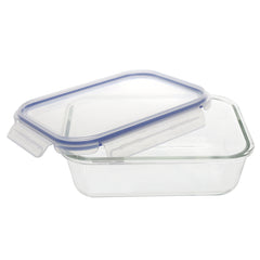 Glass Food Storage Bowl with Lid – 1520ml Airtight Container