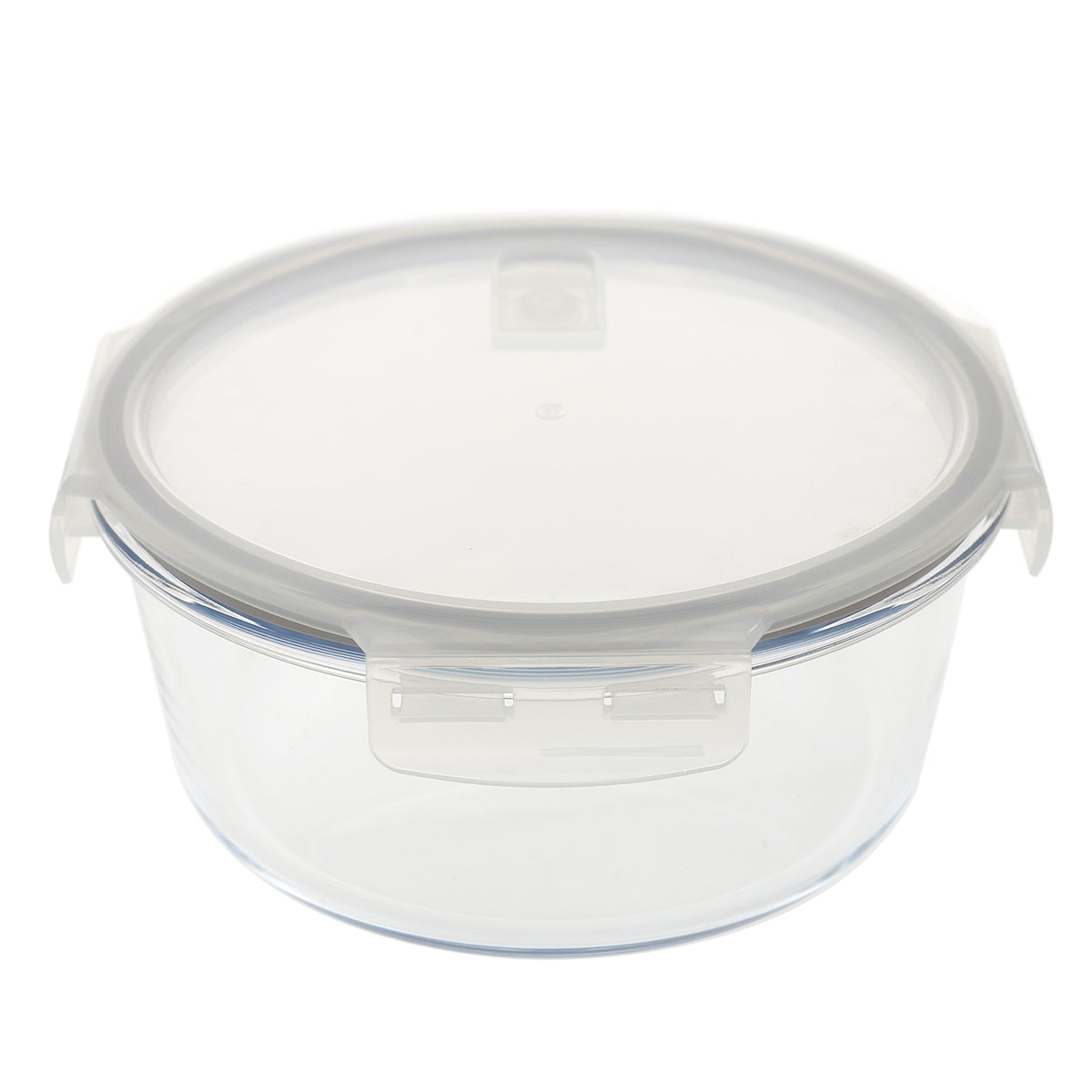 Glass Food Storage Bowl with Lid – 1750ml Round Airtight Container