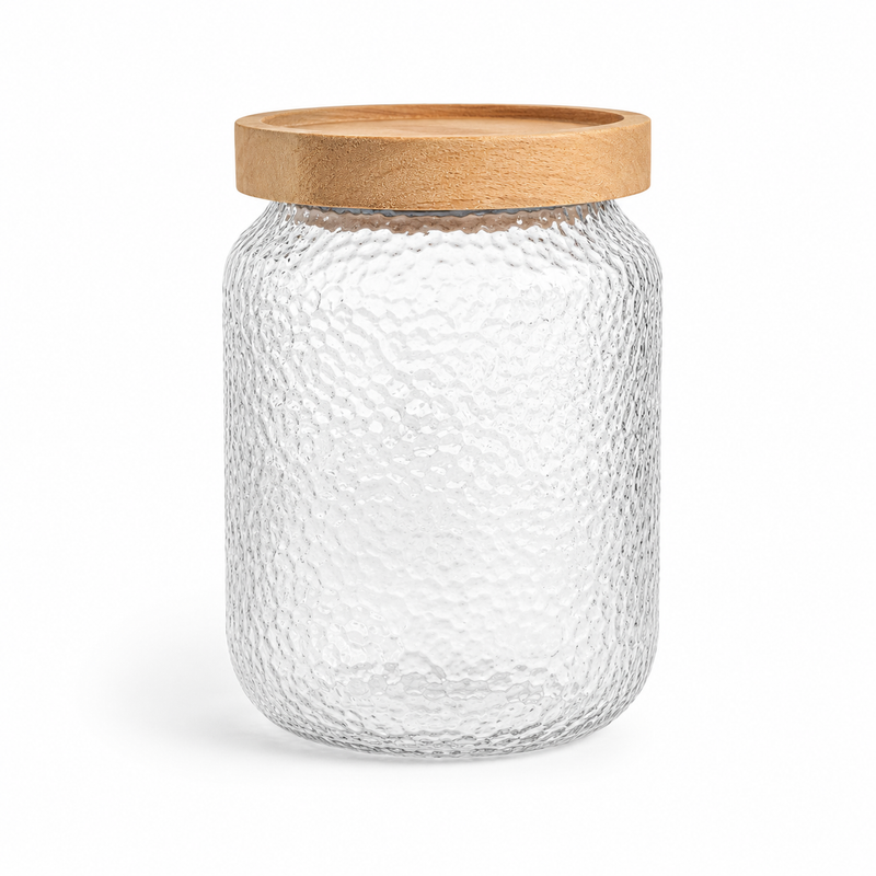 Ribbed Glass Sipper
