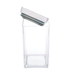 1Pc Acrylic Storage Jar with Silver Lid – 26-17