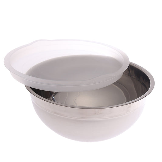 Stainless Steel Mixing Bowl with Lid – Extra Large (50-9)