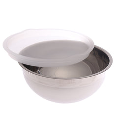 Stainless Steel Mixing Bowl with Lid – Extra Large (50-9)