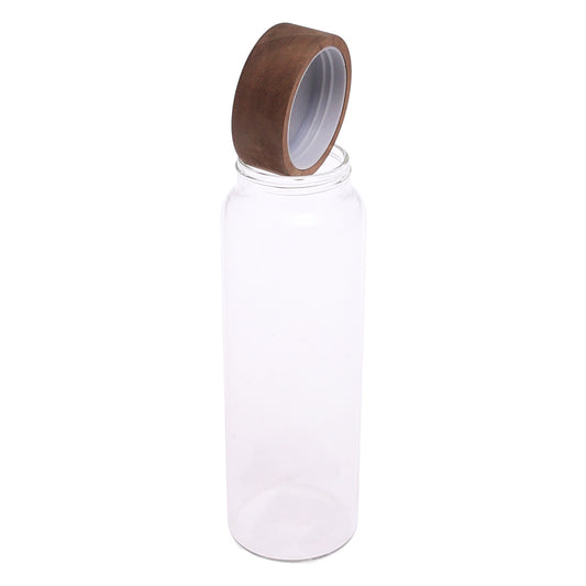 Large Glass Storage Jar with Wooden Lid – GPG65200