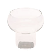 300ml Clear Glass Cup – Modern Rounded Design - Habitt