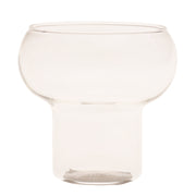 300ml Clear Glass Cup – Modern Rounded Design - Habitt