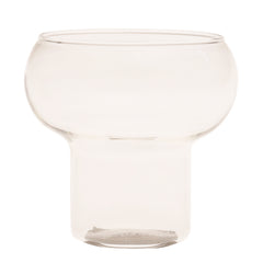 300ml Clear Glass Cup – Modern Rounded Design - Habitt