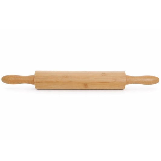 Bamboo Rolling Pin 47×5 cm – Natural Wooden Dough Roller for Baking & Cooking