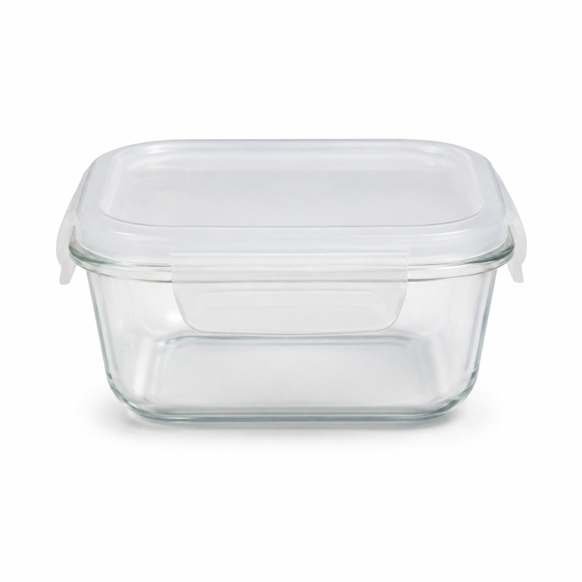Square Stackable Glass Container – 320 ml