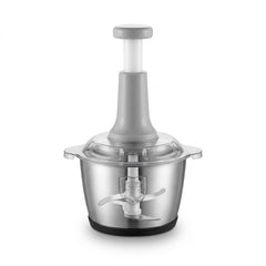 Assorted 2 Litre Premium Push Chopper – Stainless Steel Meat & Vegetable Chopper