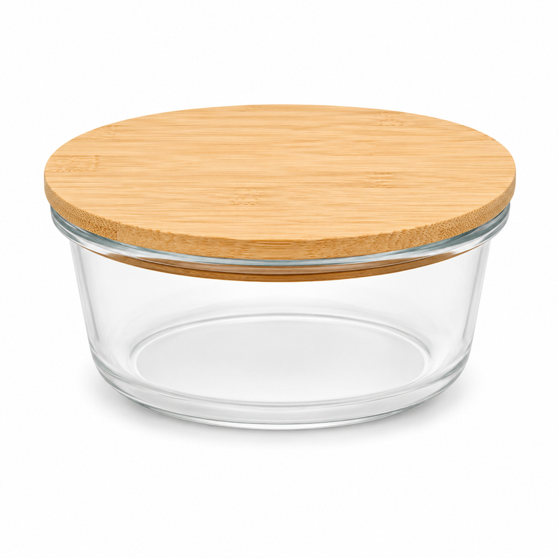 Round Glass Storage Box | Habitt