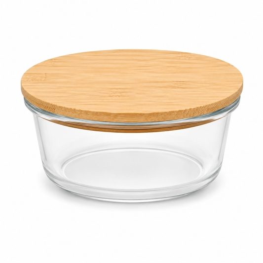 Round Glass Storage Box | Habitt