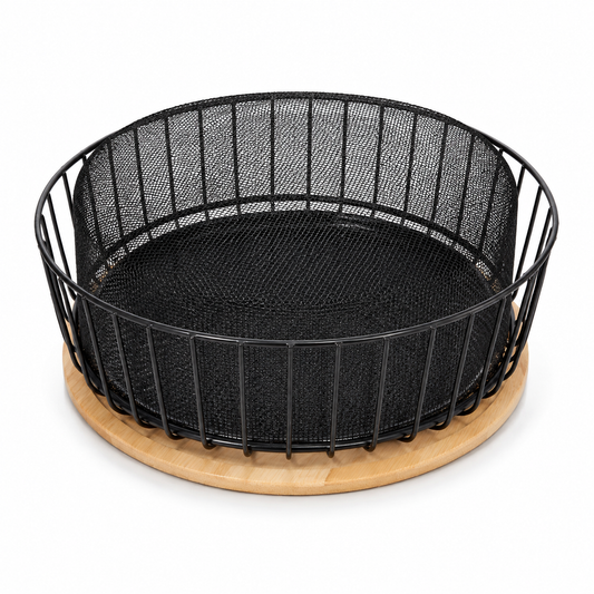 Wooden Mesh Basket