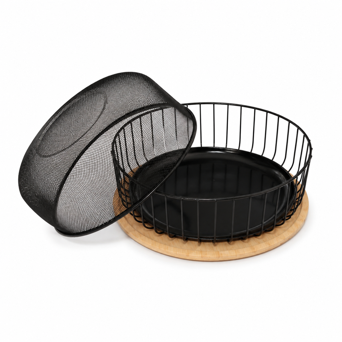 Wooden Mesh Basket