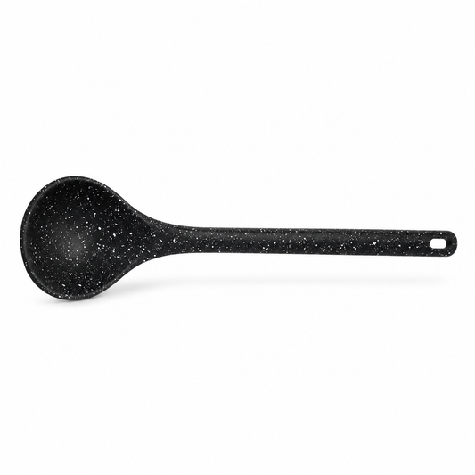 Syengya Silicone Soup Ladle with Marble Handle