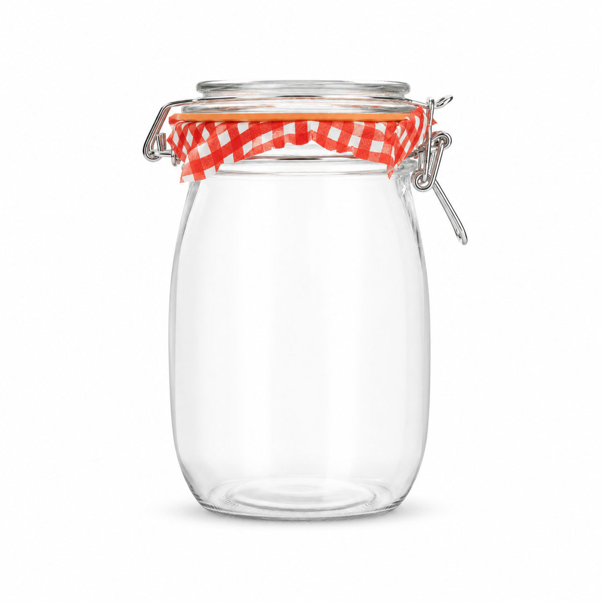 Round Glass Clip Top Jar 9 × 22cm | Habitt