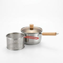 Stainless Steel Deep Frying Pot 2.5 Liter | Kitchen Cooking Pot