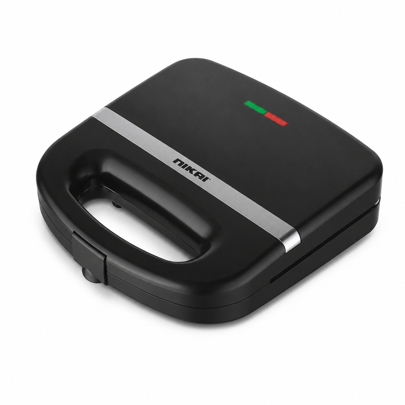 Nikai Sandwich Maker with Stainless Steel Finish