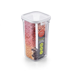 Small Flip Lid Grey Food Container Jar | Kitchen Storage Container