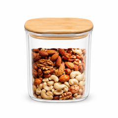 Jar with Wooden Cap 500ml | Habitt