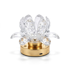 Crystal Blooming Flower Decorative Lamp