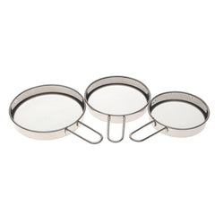 3 PCS Flour Strainer Set – Stainless Steel