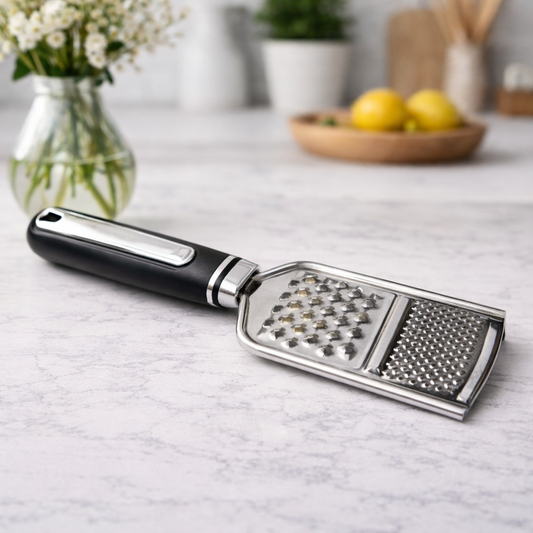 3-in-1 Stainless Steel Grater – Multi-Function Handheld Kitchen Grater