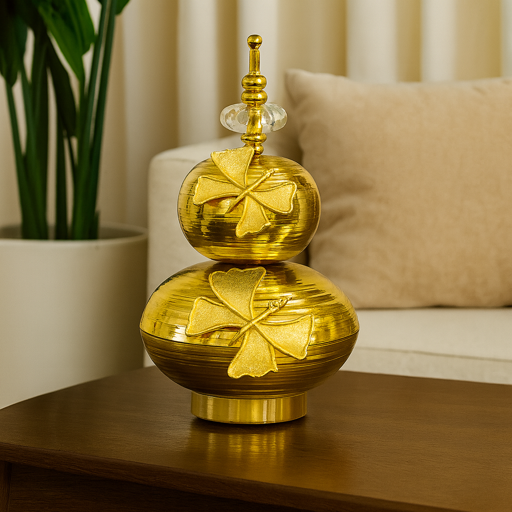 Luxury Gold Candy Jar Set – 2 Tier or 3 Tier Decorative Storage