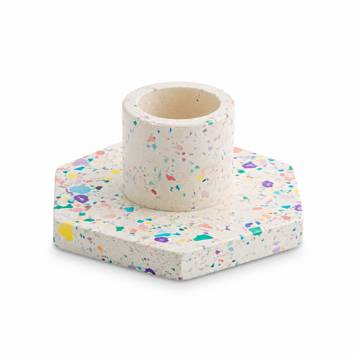 Multicolour Textured Decorative Stand