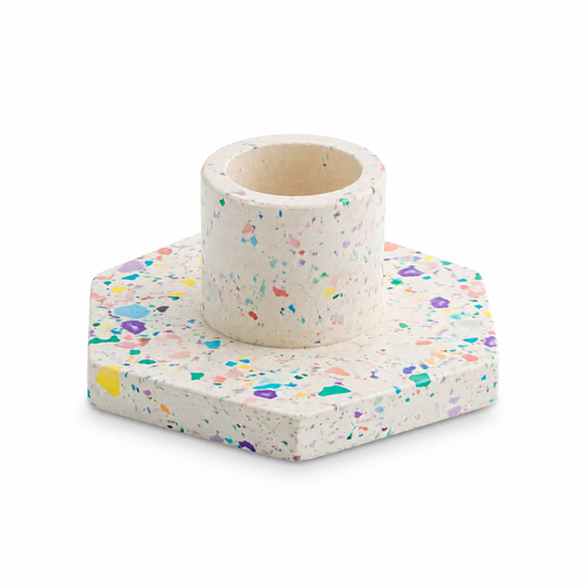 Multicolour Textured Decorative Stand