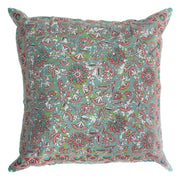 Mehr Floral Cotton Cushion Cover – 20x20 Inch Decorative Square Throw Pillow Case - Habitt