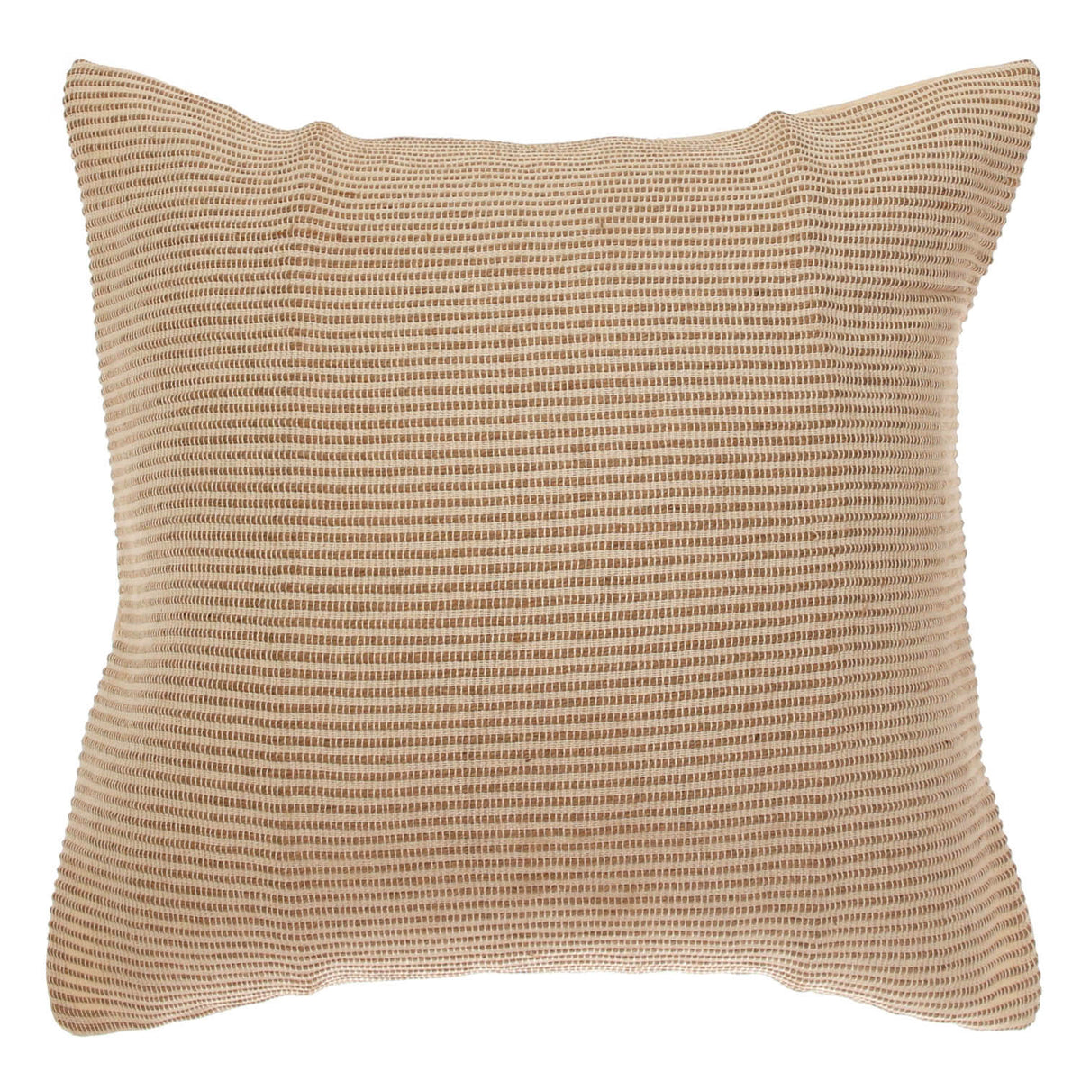 Beige Textured Web Cushion Cover – 20 x 20 Inch