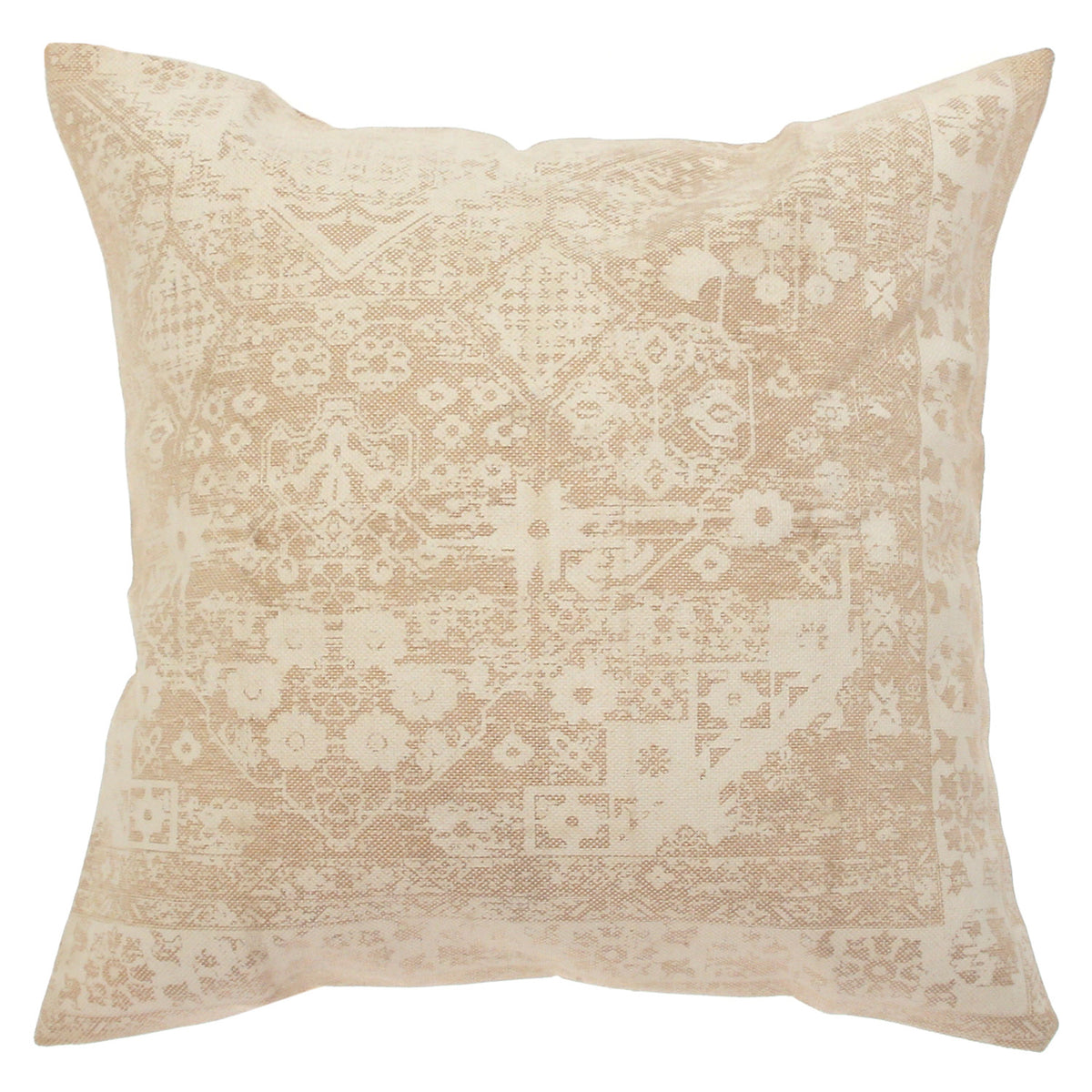 Linen Patterned Cushion Cover – 18 x 18 Inch