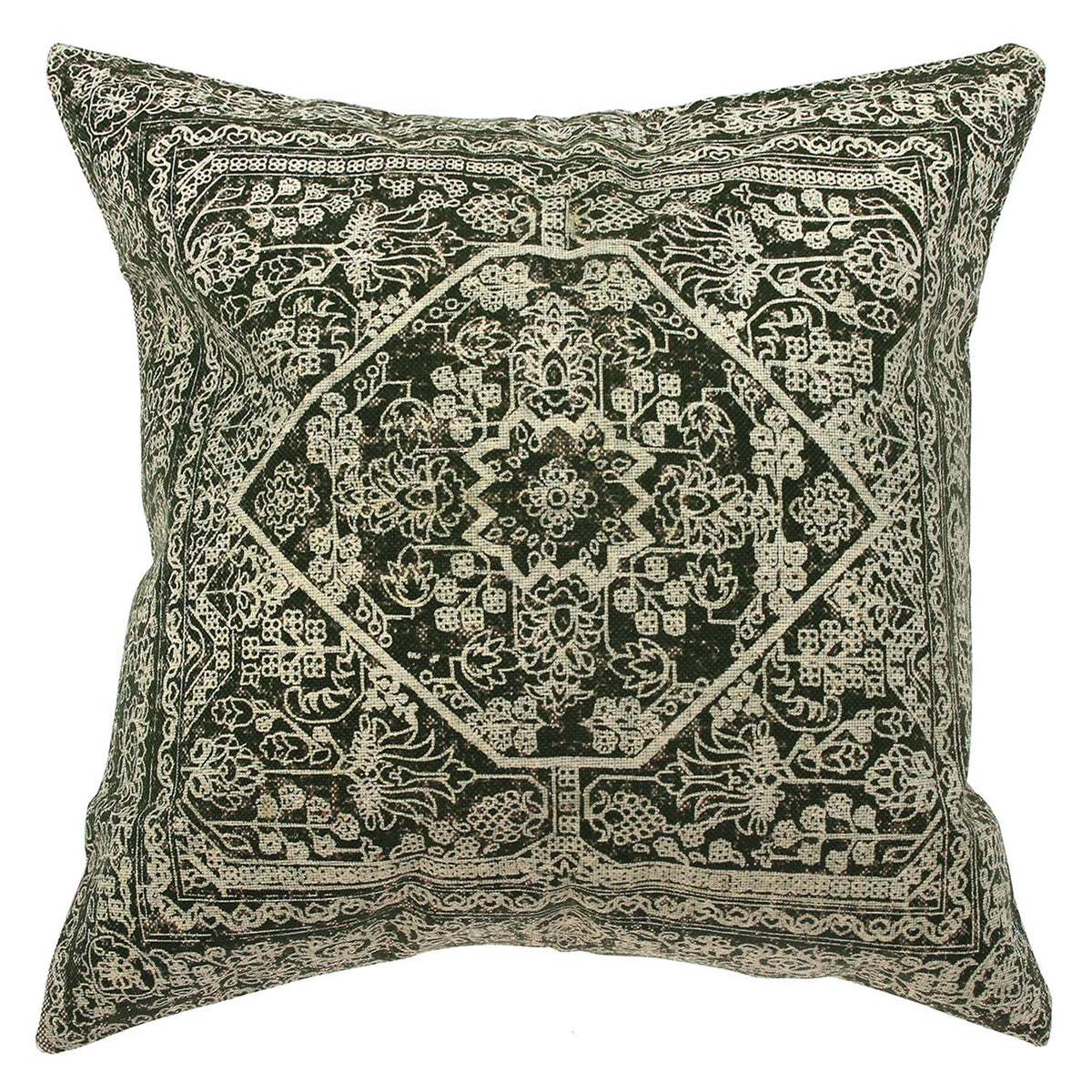 Olive Garden Decorative Cushion Cover – 18 x 18 Inch