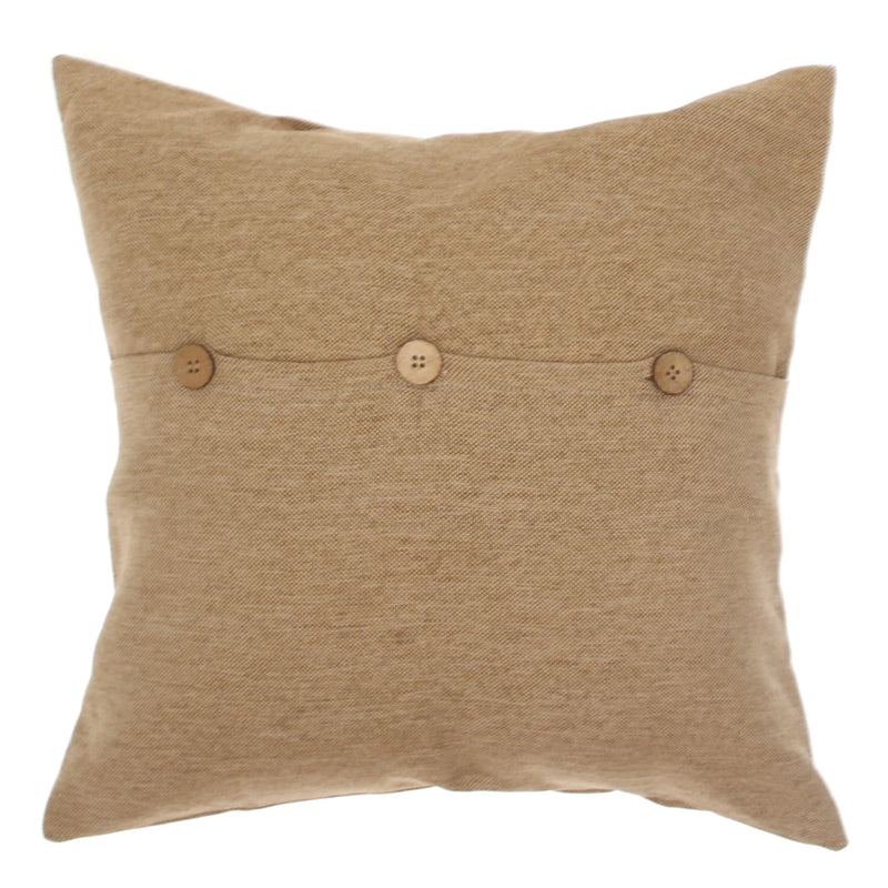 Textured Browns Cushion Cover – 18 x 18 Inch - Habitt