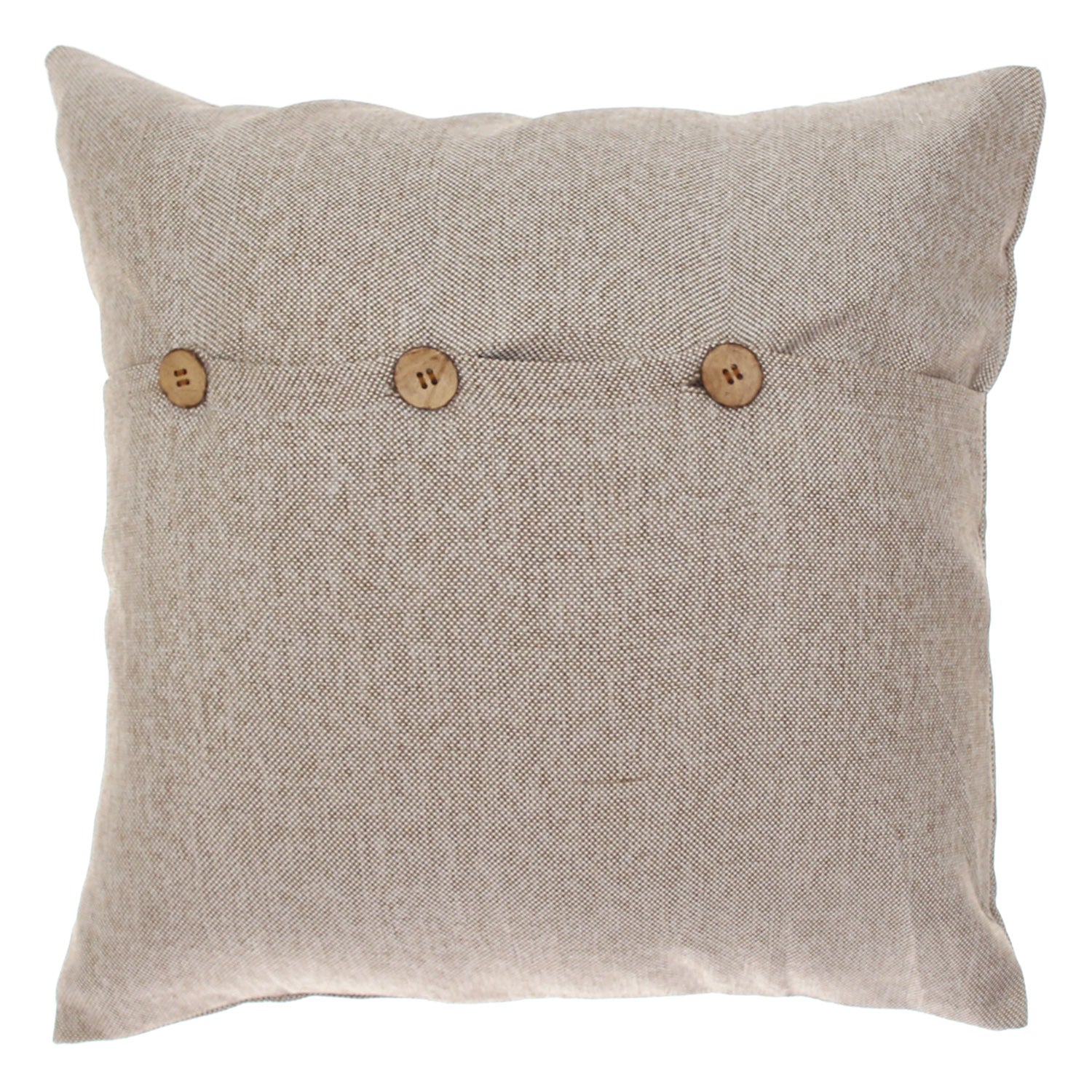 Textured Grey Cushion Cover – 18 x 18 Inch - Habitt