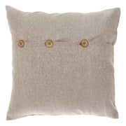Textured Grey Cushion Cover – 18 x 18 Inch - Habitt