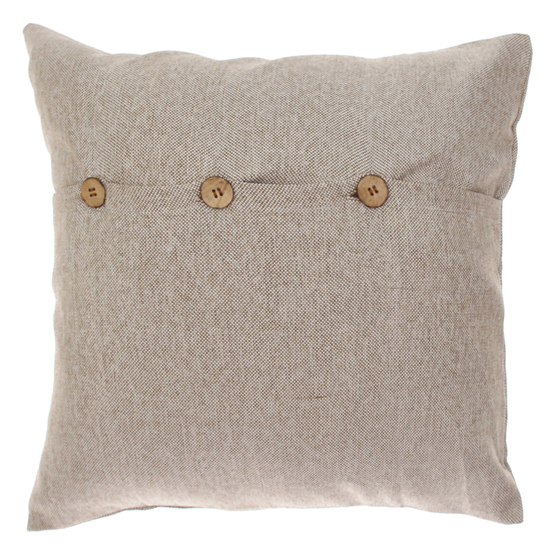 Textured Grey Cushion Cover – 18 x 18 Inch - Habitt