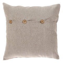 Textured Grey Cushion Cover – 18 x 18 Inch - Habitt