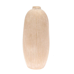 Textured Oval Decorative Vase – Larg