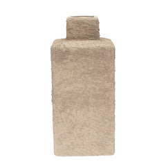 Textured Square Decorative Vase – Large (005)