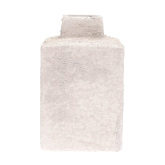 Textured Square Decorative Vase – Medium (005)