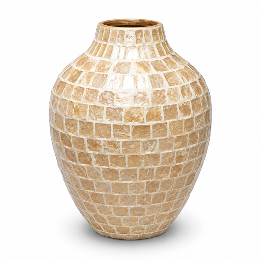 Large Mother of Pearl Vase