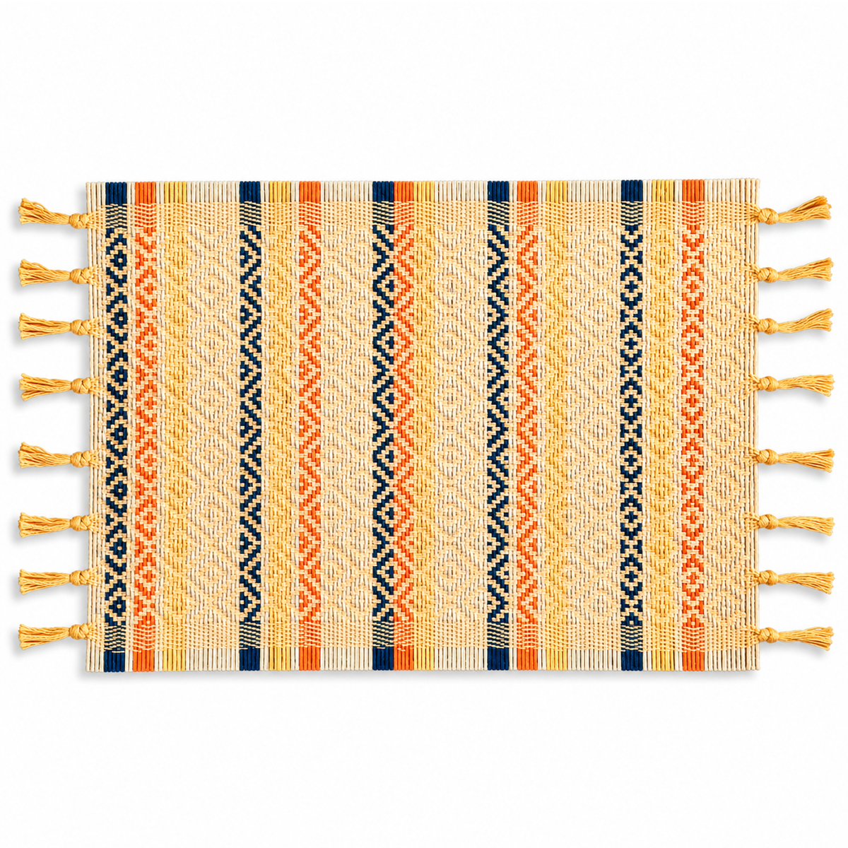 Yellow Bamboo Mat 13x19"