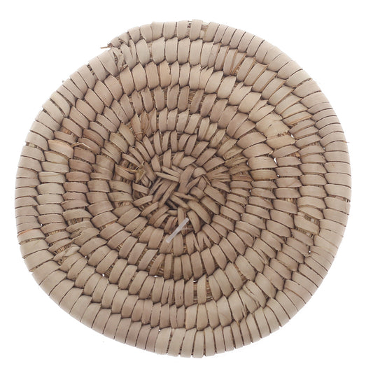 Handcrafted Coconut Glass Coaster – Natural 3.5 Inch