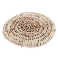 Handcrafted Coconut Glass Coaster – Natural 3.5 Inch
