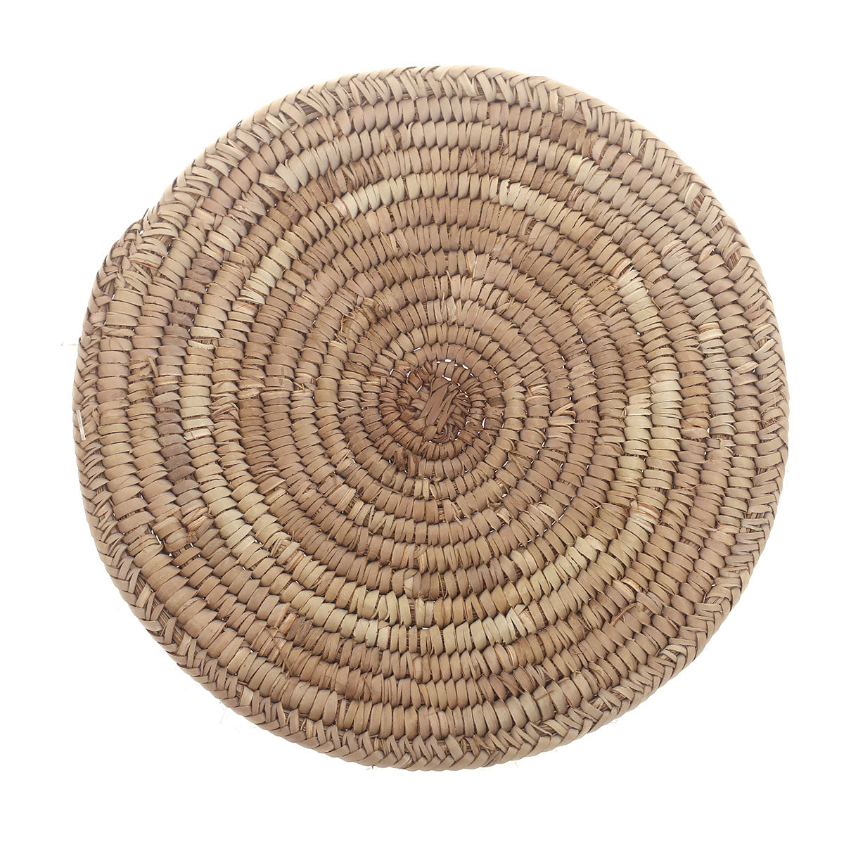 Handcrafted Coconut Woven Trivet Mat – Natural 8 Inch