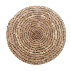 Handcrafted Coconut Woven Trivet Mat – Natural 8 Inch