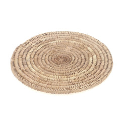 Handcrafted Coconut Woven Trivet Mat – Natural 8 Inch