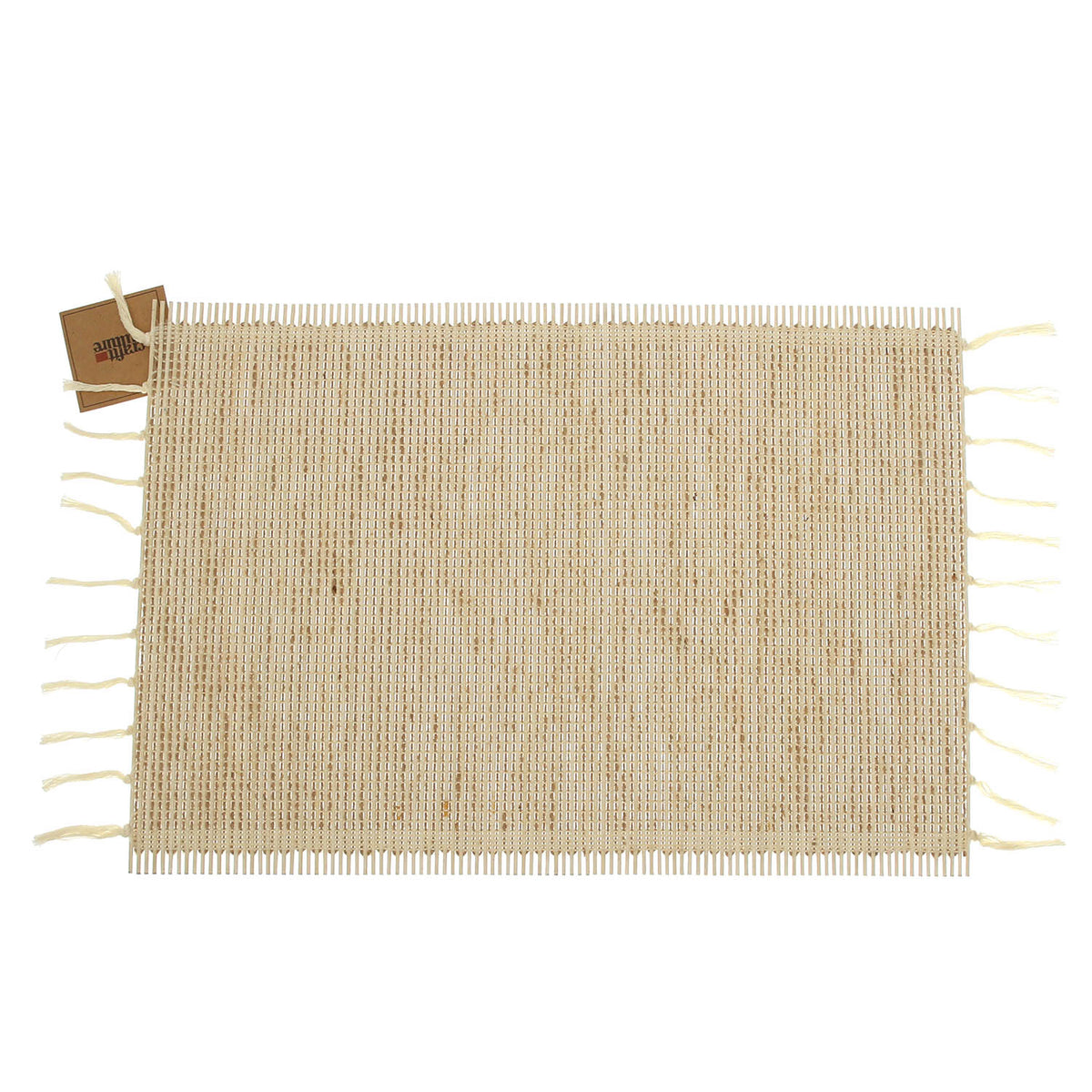 Neutral Drama Bamboo Table Mat – 13x19 - Habitt
